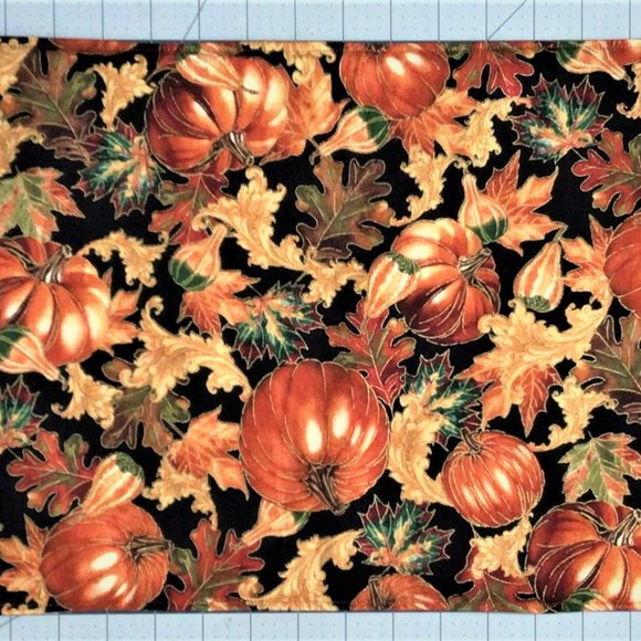 Pumpkin Harvest Table Placemats Set of 6 - Picture 3 of 4